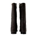 Acne Studios Lug-Sole Buckle Boots — Brown