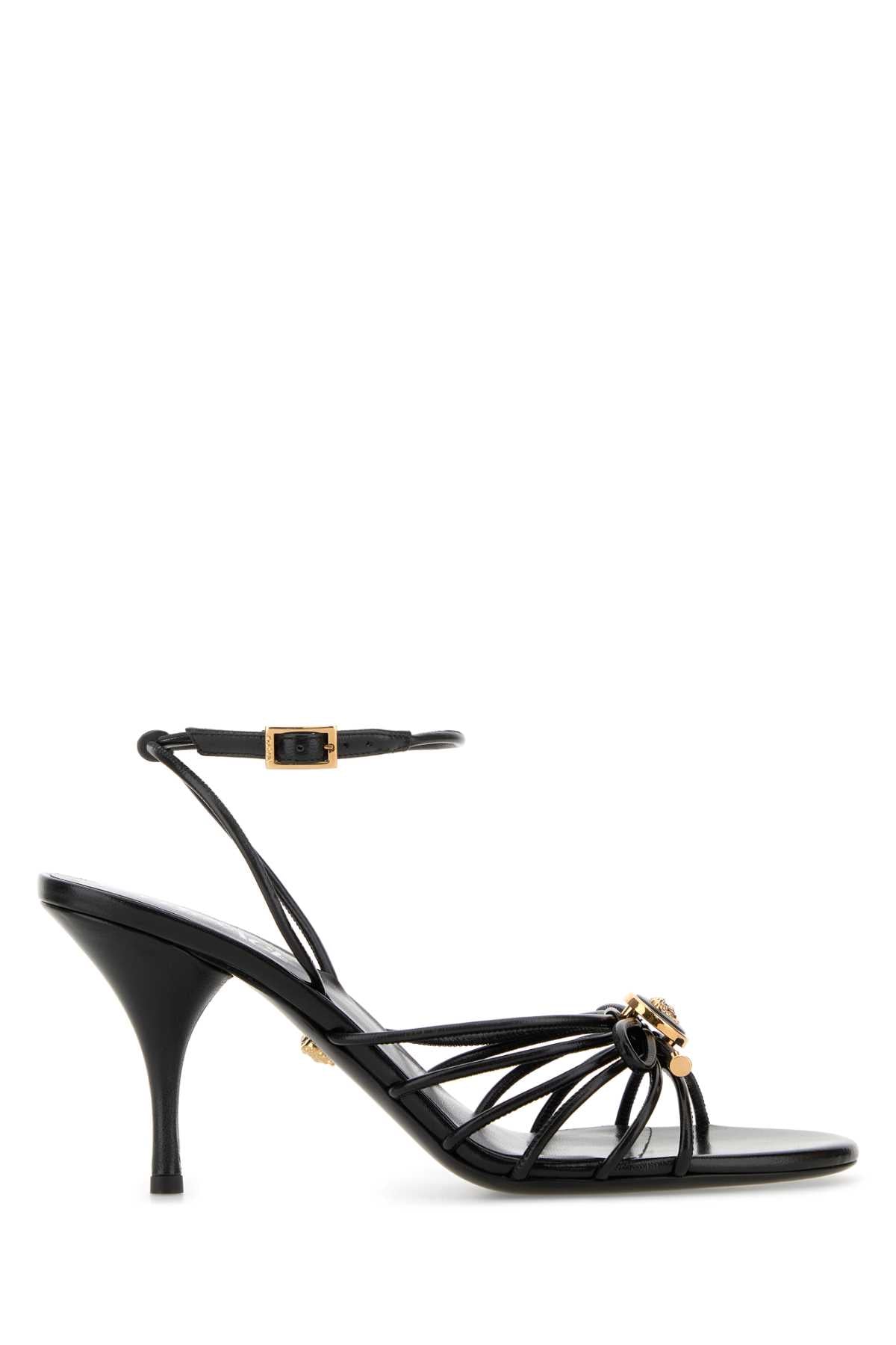 Versace Lamb Sandal — Black