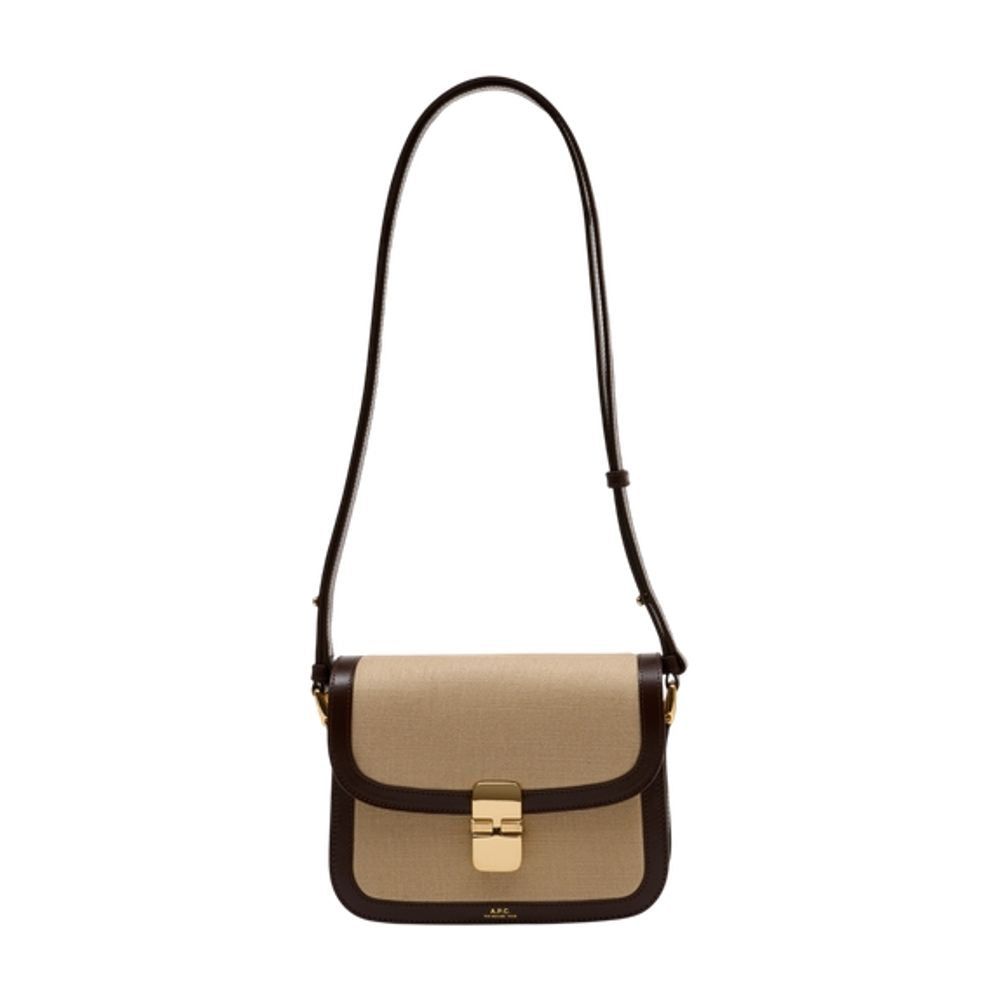 A.P.C. Grace Shoulder Bag — Beige