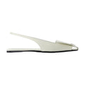 Courreges Iced Fold Sandal — White