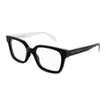 Alexander McQueen AM0358O003 Square Acetate Eyeglasses — Black