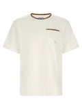 Burberry Check T-Shirt — White