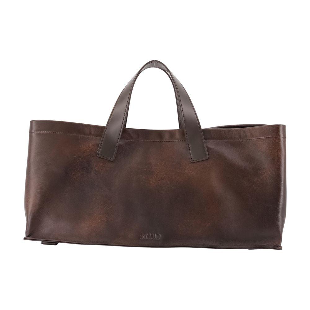 Staud Port Tote Bag — Brown