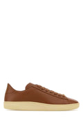 Valentino Garavani Leather Low-Top Sneaker — Brown