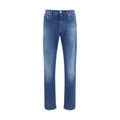 Dolce & Gabbana Slim Fit Stretch Denim Jeans — Blue