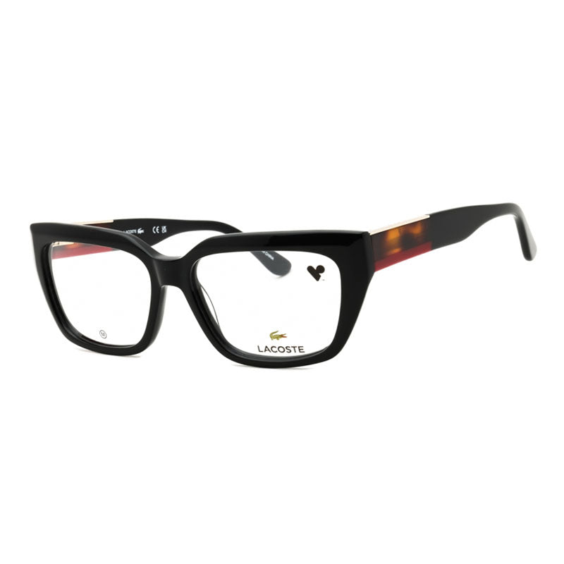 Lacoste L2934001 Rectangle Full Rim Eyeglasses — Black