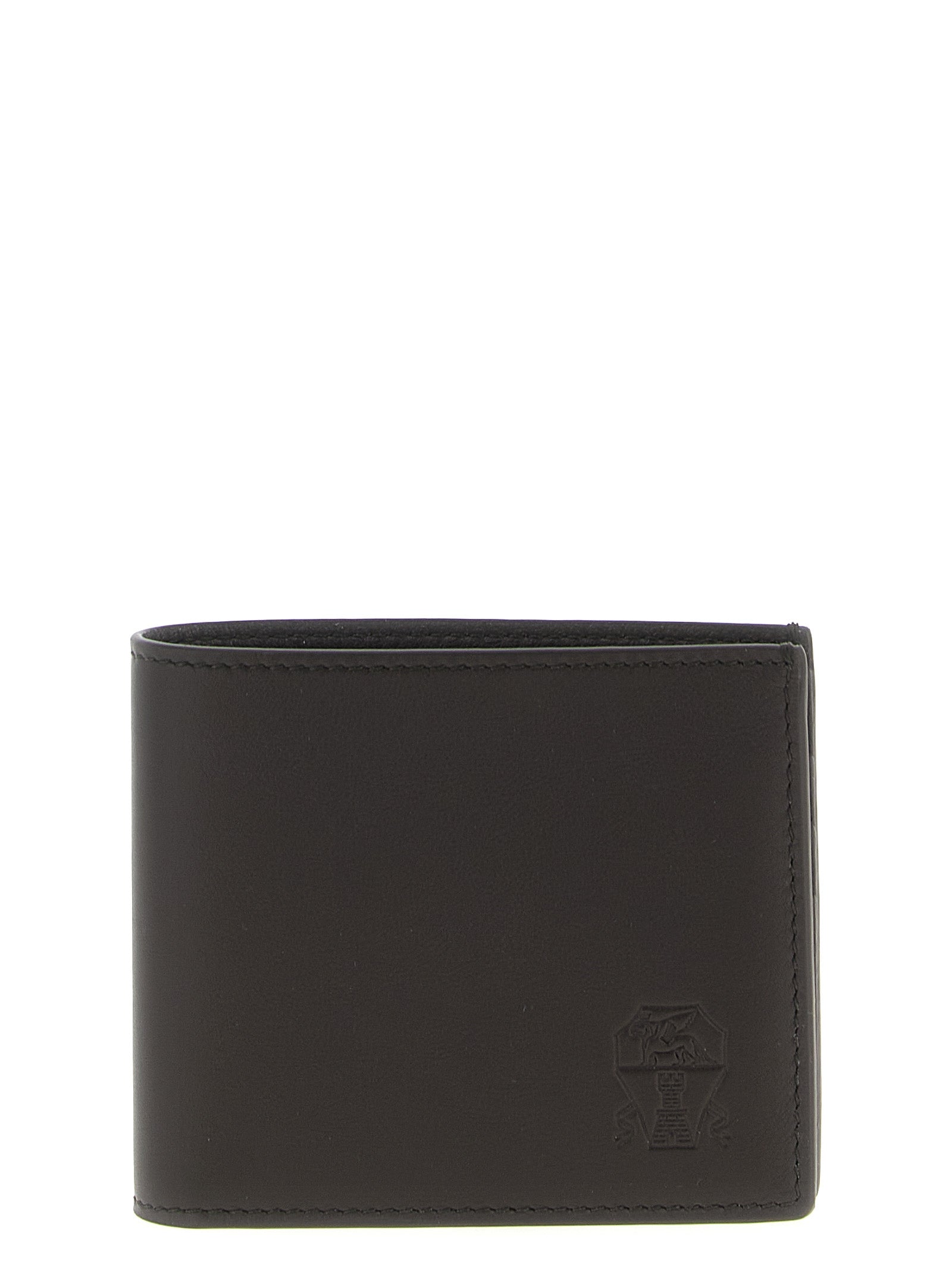 Brunello Cucinelli Calfskin Wallet — Brown