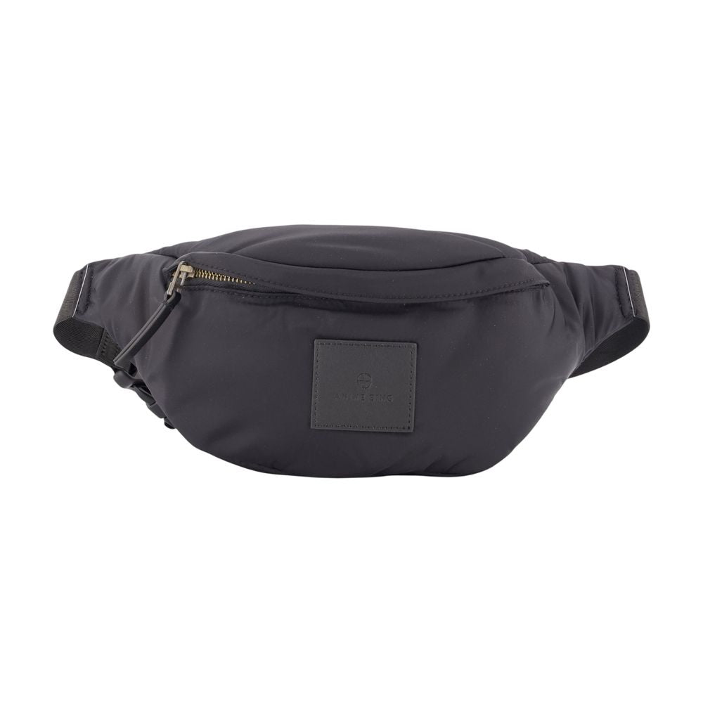 Anine Bing Leon Small Belt Bag — Black