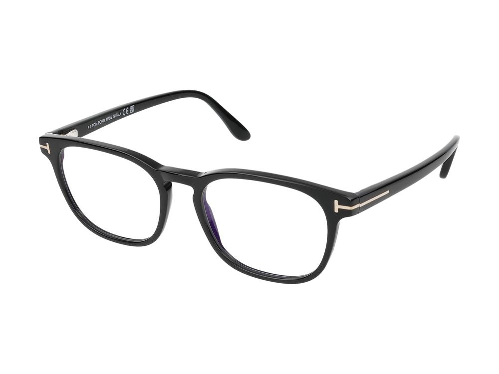 Tom Ford FT5868-B Injected Acetate Eyeglasses — Black