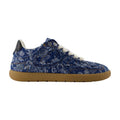 Ganni Tapestry Cotton Sneaker — Navy