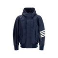 Thom Browne Technical Cotton Twill Jacket — Navy