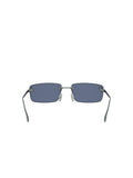 Fendi FE4172US Metal Rectangle Sunglasses — Silver