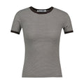 SamsøE SamsøE Striped Cotton T-Shirt — Gray