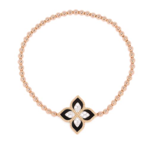 Roberto Coin Princess Flower Bracelet — Rose Gold