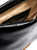 Liu Jo Polyurethane Hobo Shoulder Bag — Black