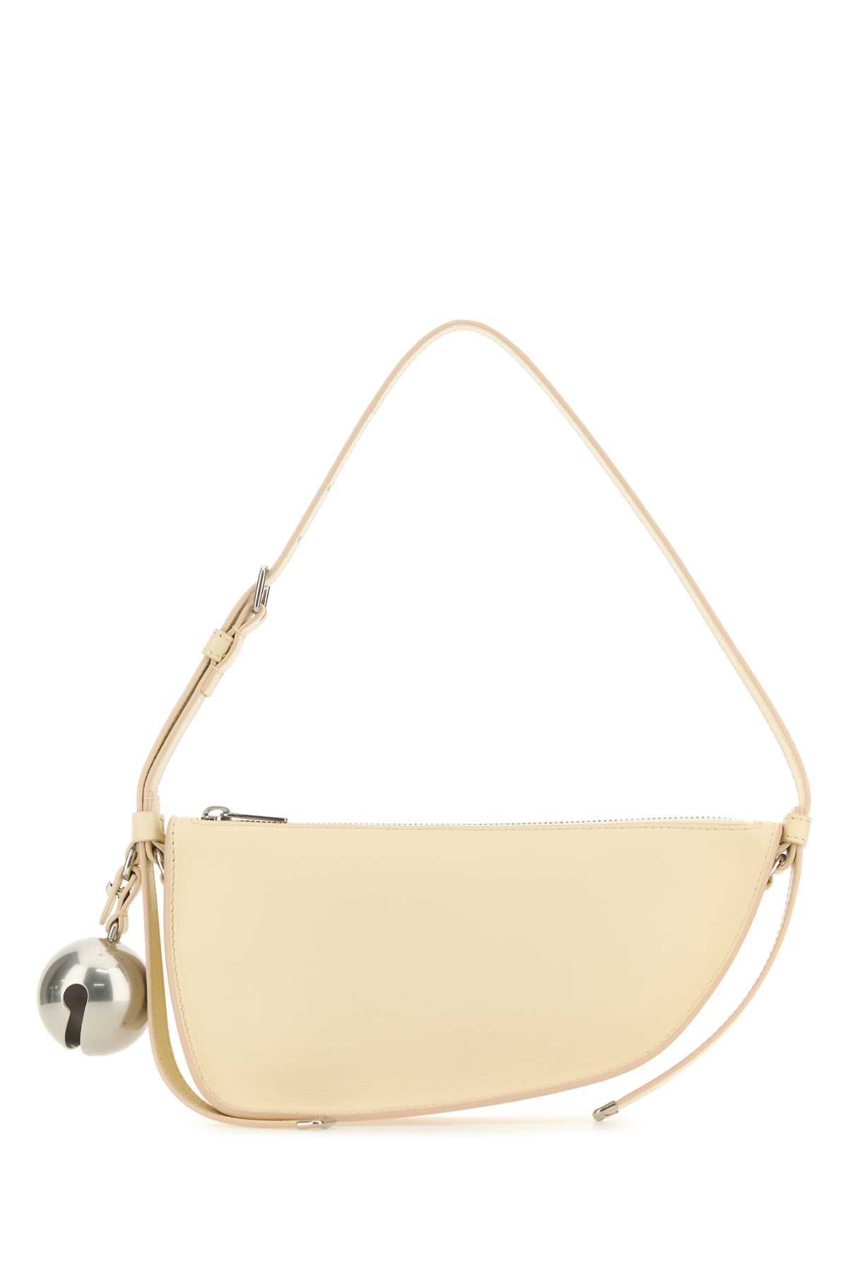 Burberry Lamb Leather Shoulder Bag — White
