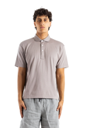 Polo de Algodón Pima Handvaerk — Gris