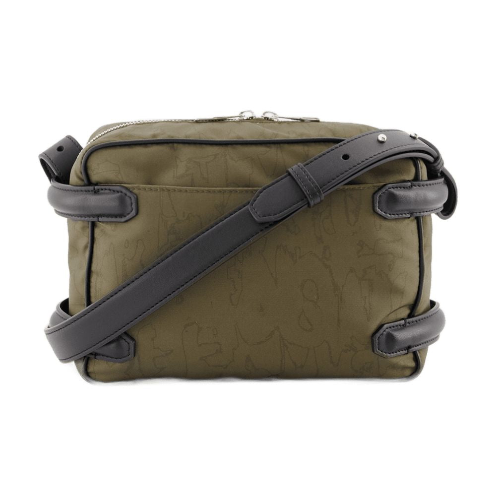 Alexander McQueen Harness Camera Crossbody Bag — Khaki