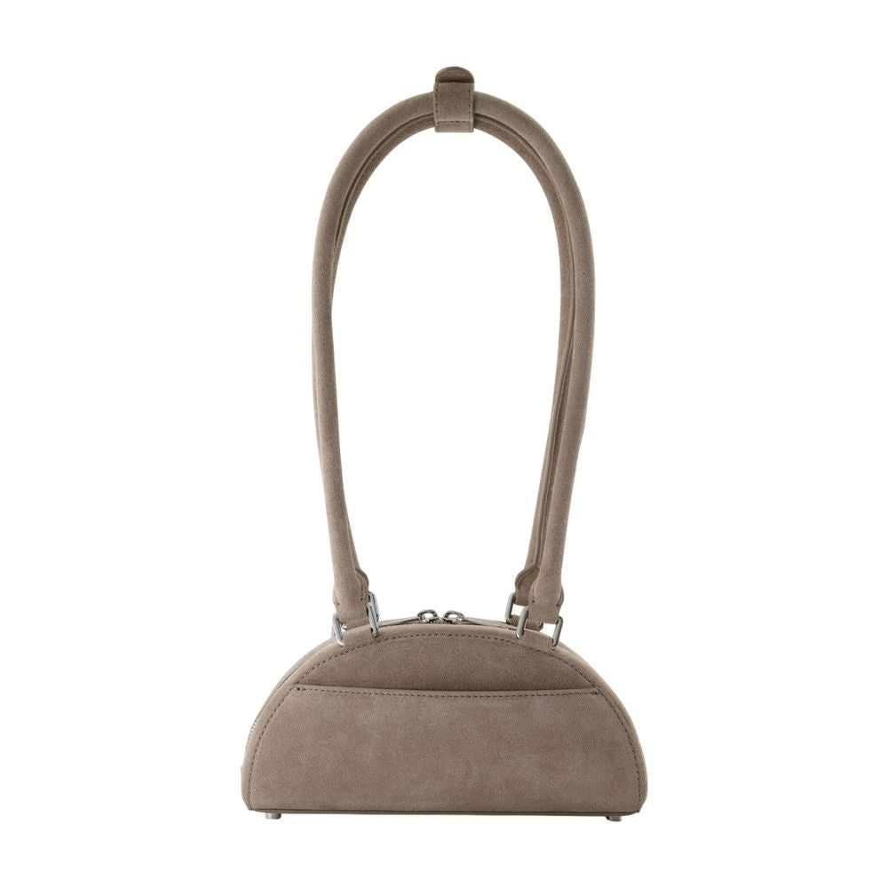 Self-Portrait Calfskin Mini Shoulder Bag — Gray