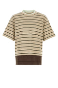 Bottega Veneta Righe T-Shirt — Beige