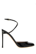 Tom Ford Patent Leather Ankle-Strap Pumps — Black