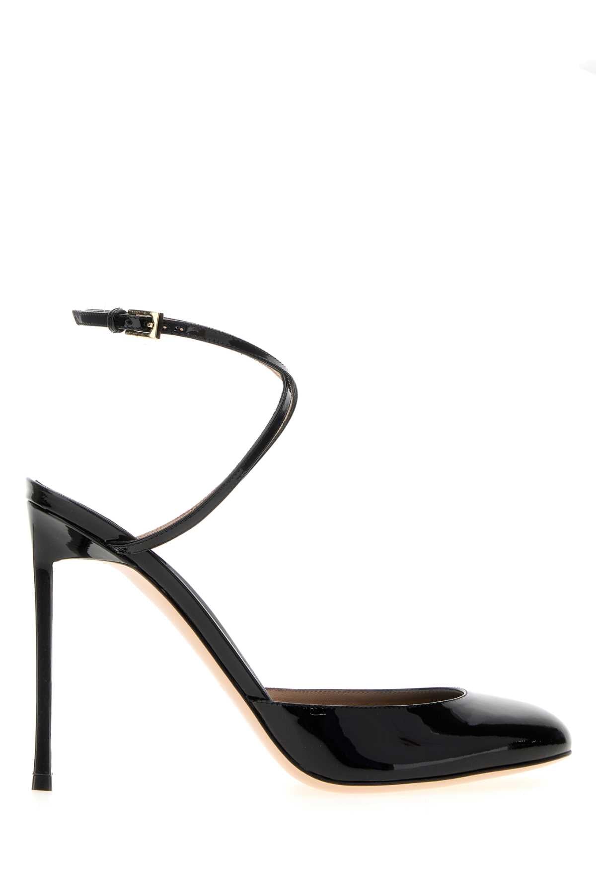 Tom Ford Patent Leather Ankle-Strap Pumps — Black