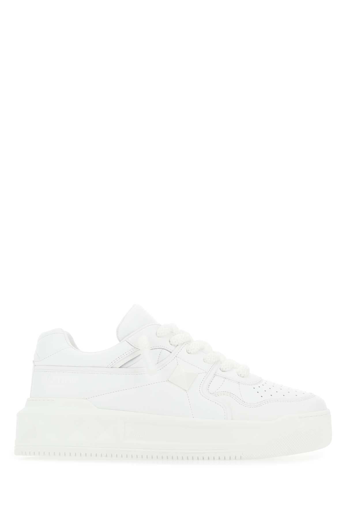 Valentino Garavani Zapatilla One Stud XL — Blanco