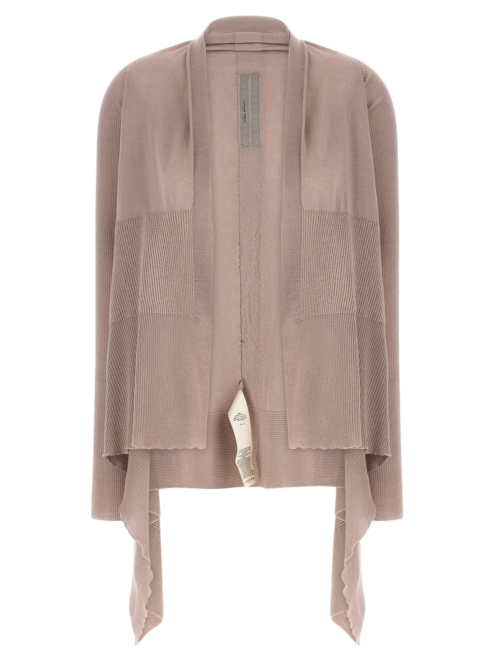 Rick Owens Medium Wrap Cardigan — Pink