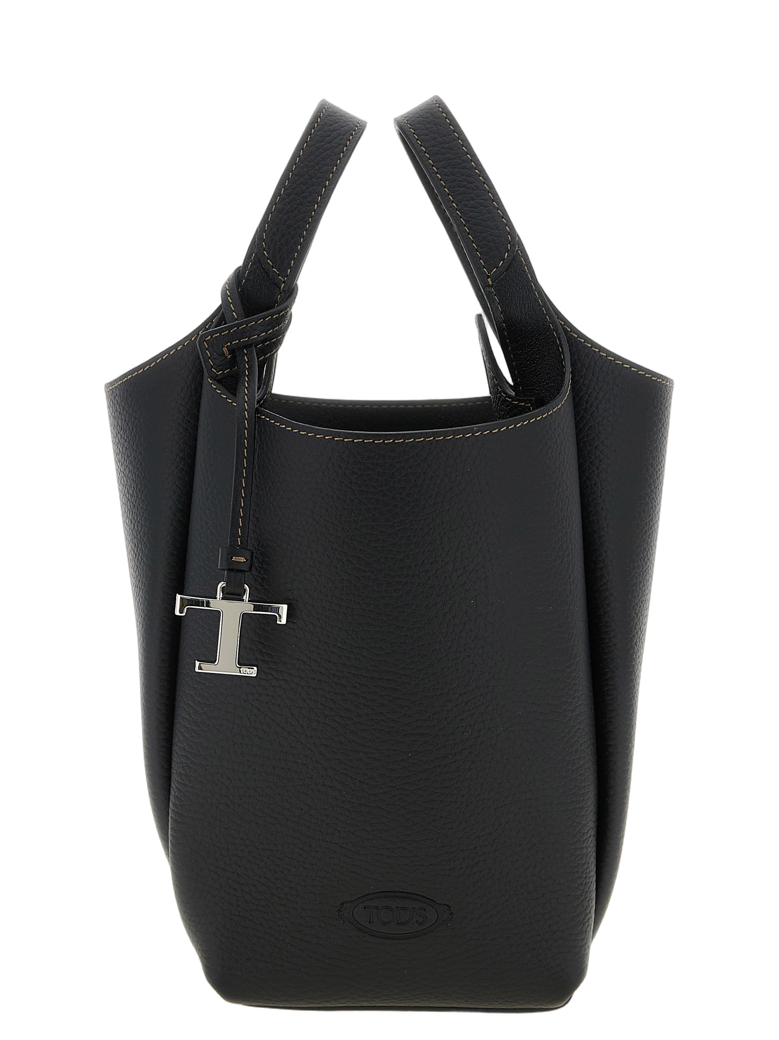 Tod's T Timeless Bucket Bag — Black