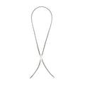 Balenciaga Zip-Detail Necklace — Silver