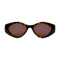 Gucci GG2121S-003 Tortoiseshell Oval Sunglasses — Brown