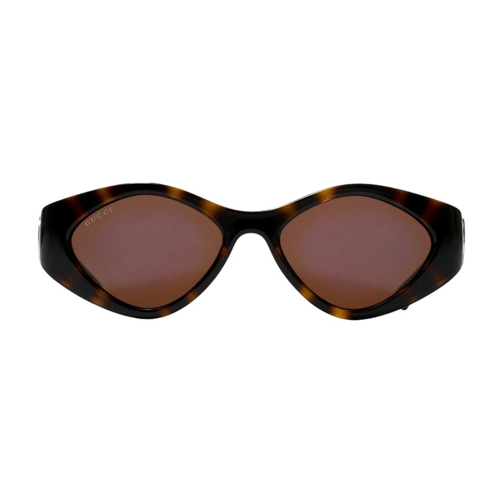 Gucci GG2121S-003 Tortoiseshell Oval Sunglasses — Brown