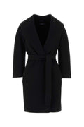 S Maxmara Coat — Black