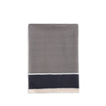 Saint Laurent Striped Silk Scarf — Blue