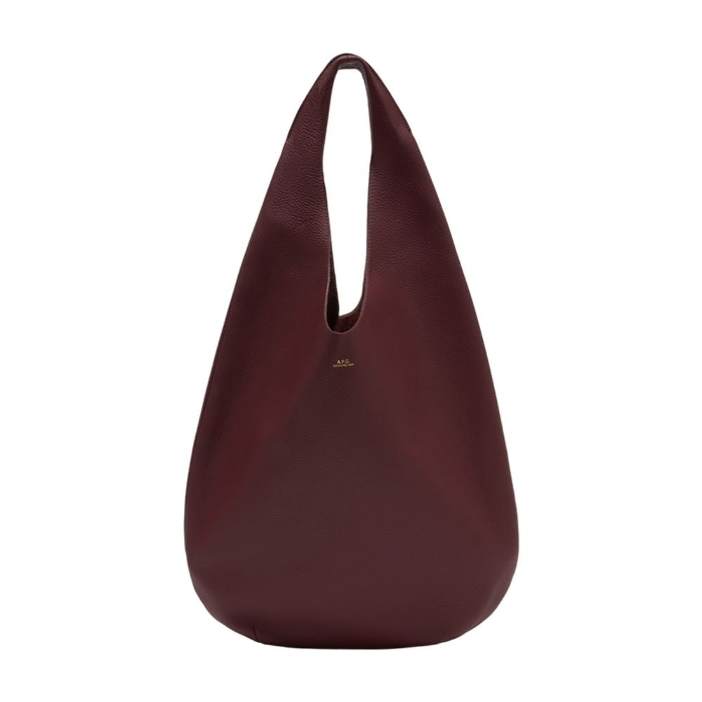 A.P.C. Le Neige Shoulder Bag — Burgundy