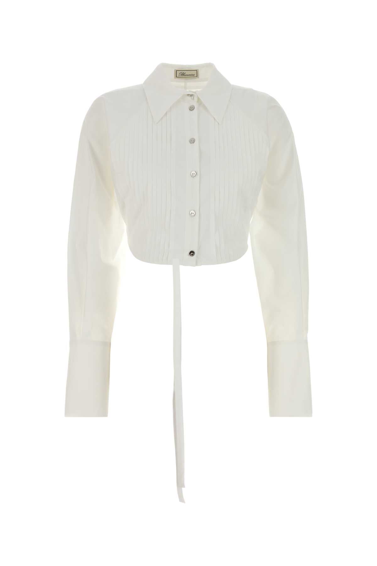 Blumarine Corto Shirt — White