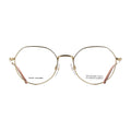 Marc Jacobs Round Metal Frame Eyeglasses — Gold