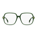Marc Jacobs Runway Square Full Rim Eyeglasses — Green