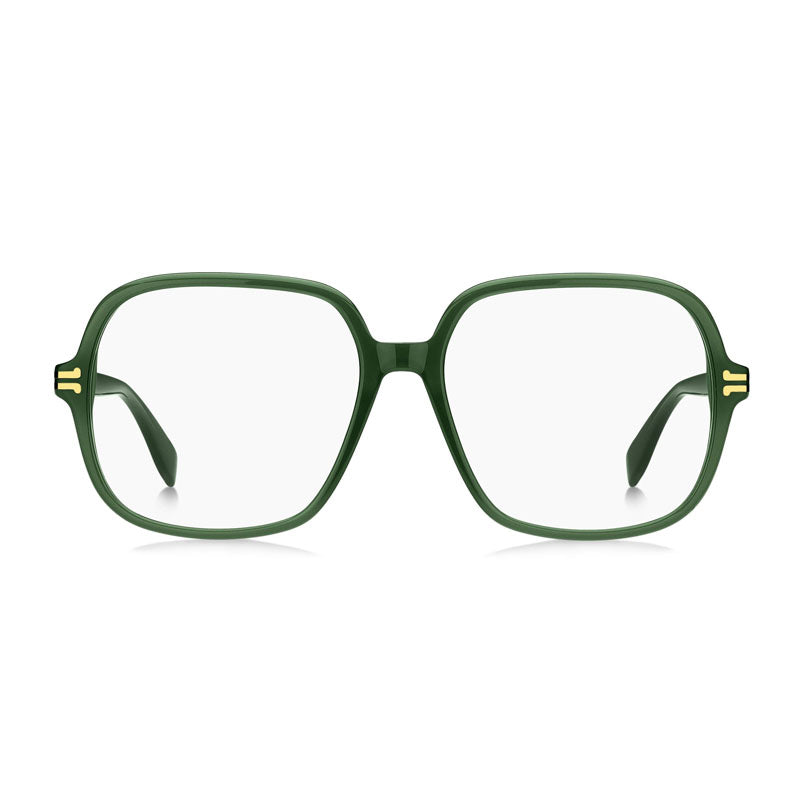 Marc Jacobs Runway Square Full Rim Eyeglasses — Green