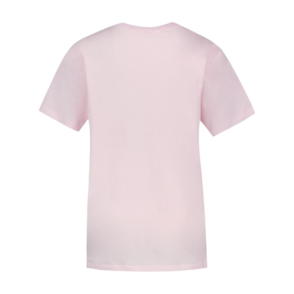 Ganni Cotton Jersey T-Shirt — Pink