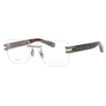 Philipp Plein VPP086M0568 Rectangle Rimless Eyeglasses — Gray