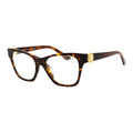 Versace VE3341U108 Tortoiseshell Geometric Full Rim Eyeglasses — Brown
