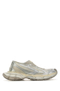 Balenciaga Padded Mesh & Polyurethane Sneaker — Beige