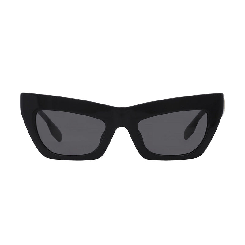 Burberry BE4405F300187 Cat-Eye Full Rim Sunglasses — Black