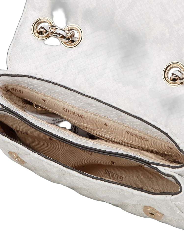 Guess Giully II Mini 2 Shoulder Bag — White