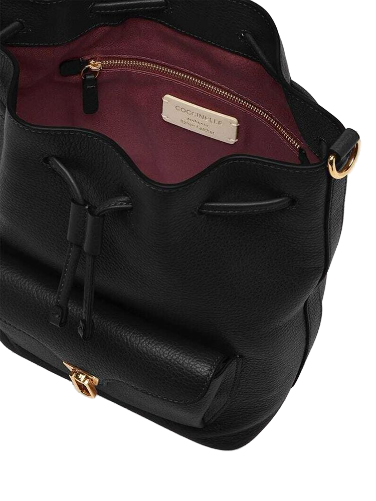 Coccinelle Beat Generatio Shoulder Bag — Black
