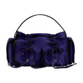 Acne Studios Multipocket Bleached Calfskin Shoulder Bag — Purple