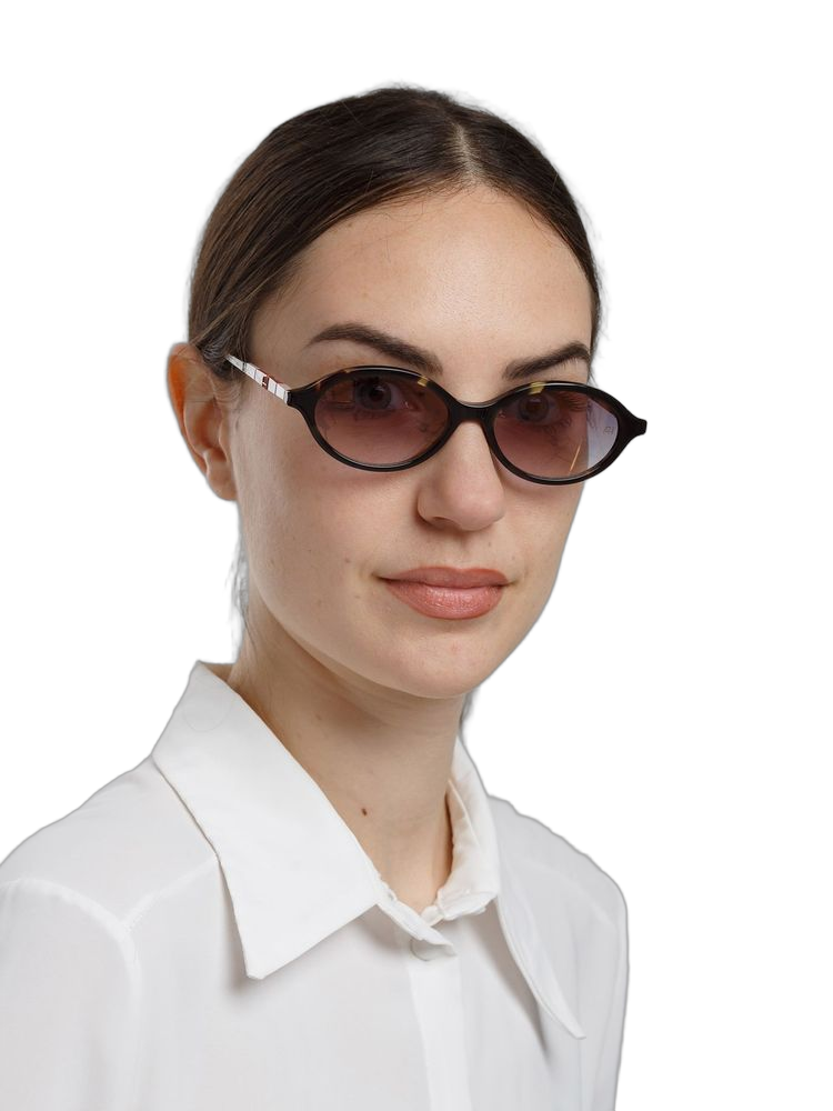 Ana Hickmann AH9539 Tortoiseshell Acetate Sunglasses — Tortoiseshell