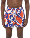 Dsquared2 Abstract Pattern Boxer Swim Shorts — Multicolor