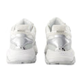 Versace Leather Low-Top Sneaker — White